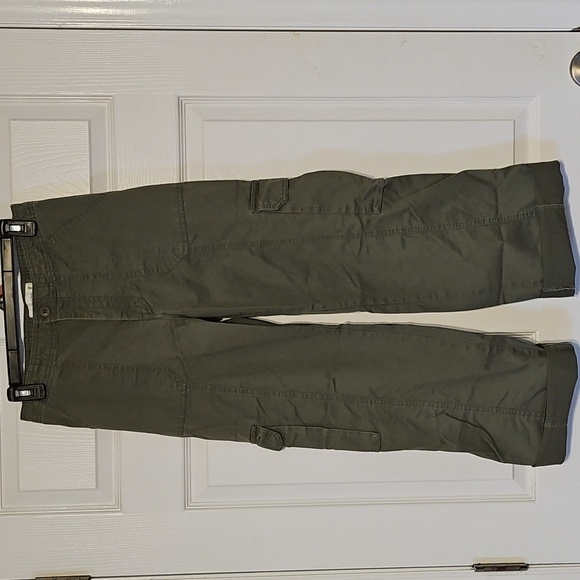 Abercrombie & Fitch Olive Green Cargo Pants - Picture 4 of 12